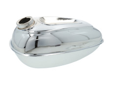 Tank Puch MV / VS / DS / MS for bajonet lock fuel cap chrome B-quality